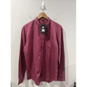 Gingtto Long Sleeve‎ Dress Shirt Men’s Size M Color ZM910